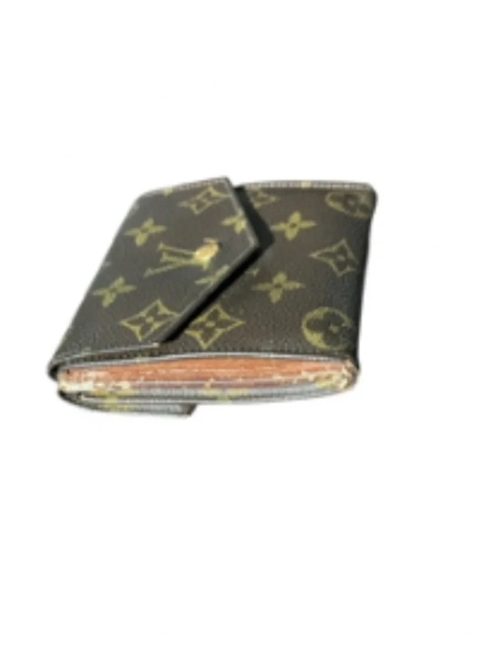 Authentic Louis Vuitton Vintage Monogram Canvas Wallet w/Unbranded Pouch
